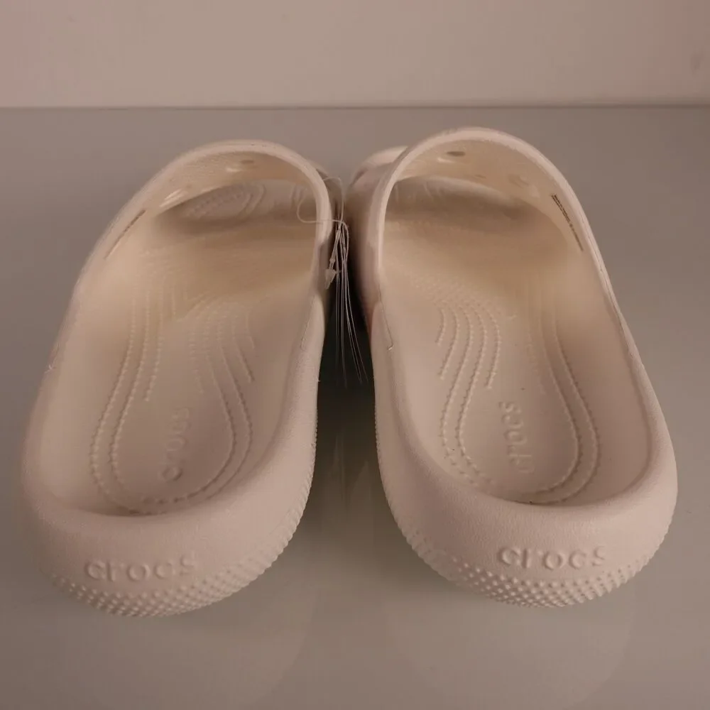Crocs Classic Slide V2 White Size Mens 5 Womens 7 Shoes 209401-100 NWT